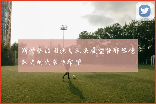 斯特林的困境与未来展望费耶诺德队史的失落与希望